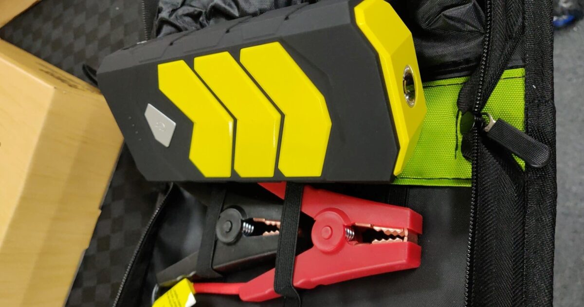 High Power Car Battery Jumpstarter Powerbank Full Kit