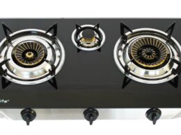 Triple Gas Cooker Glass Top