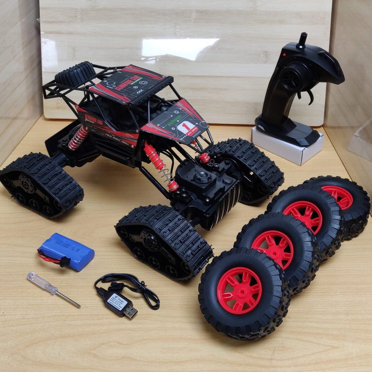 Remote Control Car with Tracks