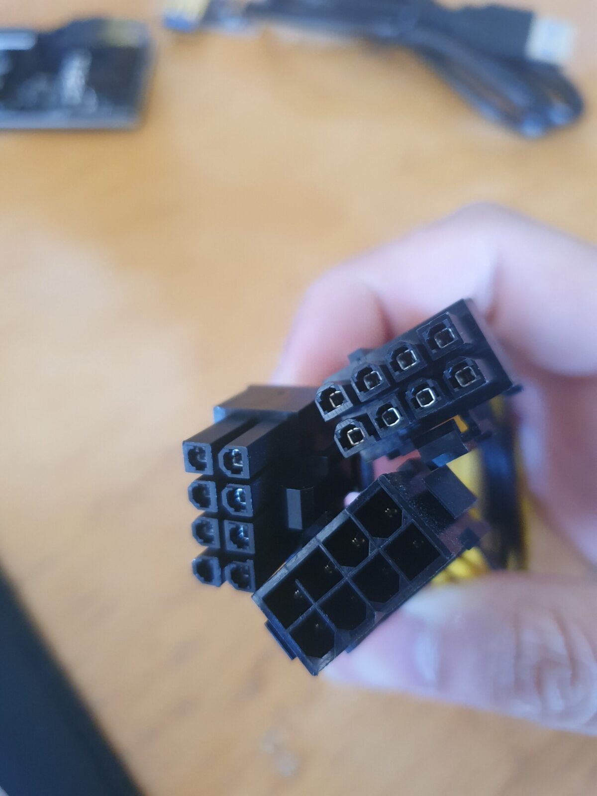 PCIE 8 pin to dual PCIE 8 pin cable 18 AWG - Image 3