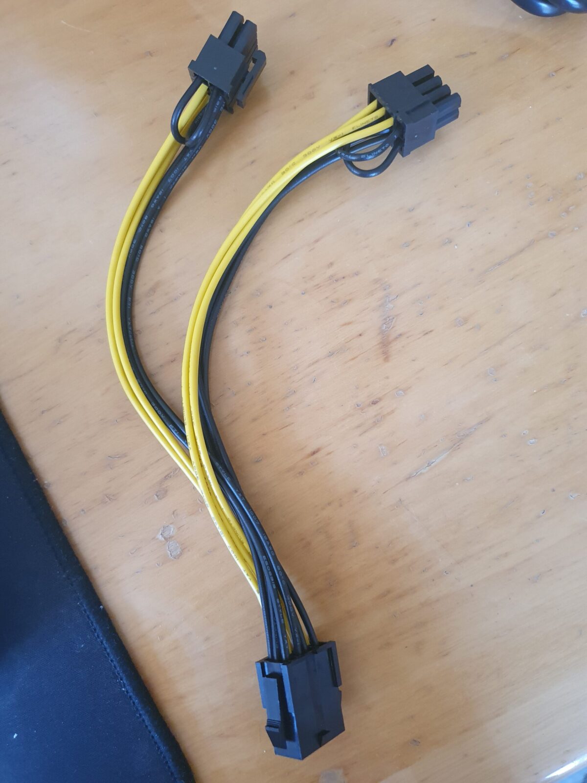 PCIE 8 pin to dual PCIE 8 pin cable 18 AWG