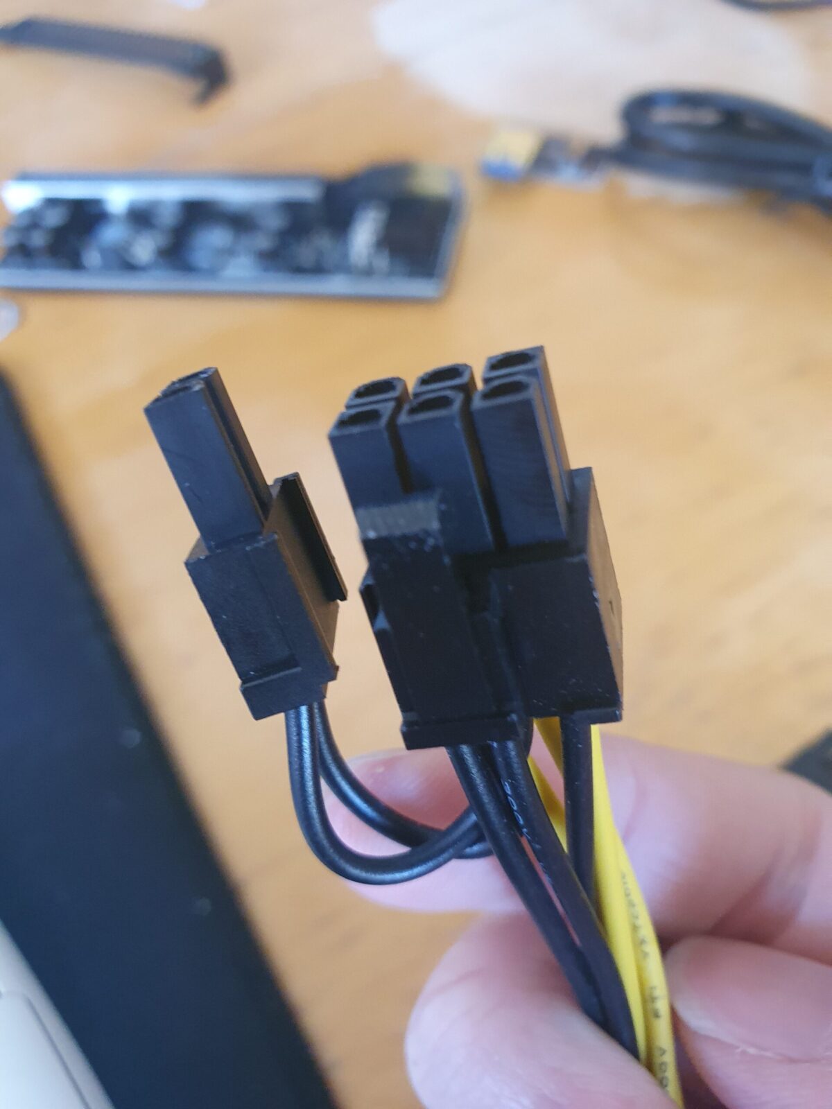 PCIE 8 pin to dual PCIE 8 pin cable 18 AWG - Image 7