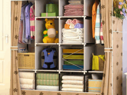 Portable Closet Wardrobe 12 Shelves