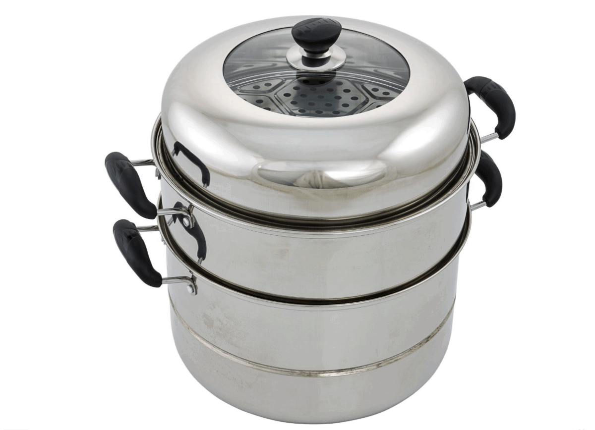 Three Tier Steamer Stock Pot (36cm)