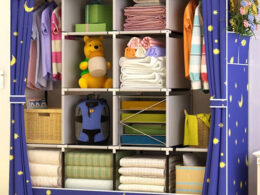 Portable Closet Wardrobe 12 Shelves