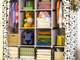 Portable Closet Wardrobe 12 Shelves