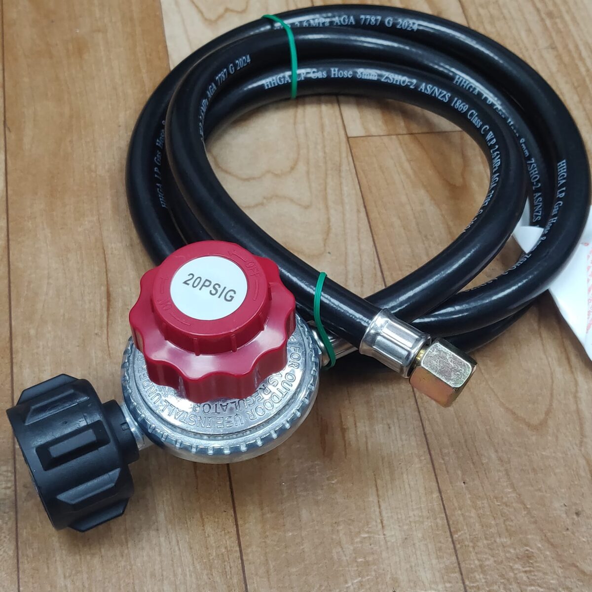 High pressure hose with regulator 20psi 1.5m long - Image 2