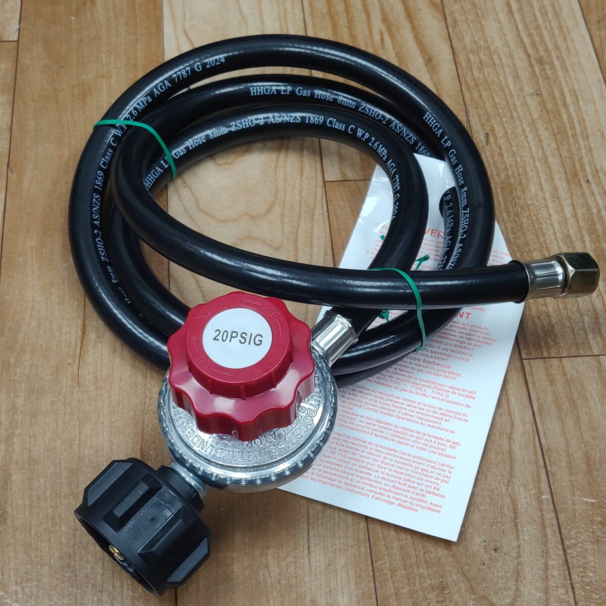 High pressure hose with regulator 20psi 1.5m long - Image 7