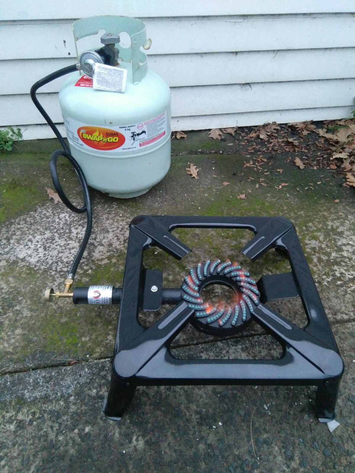 Steel Frame Ring Burner Cast Iron Gas Cooker - Image 2