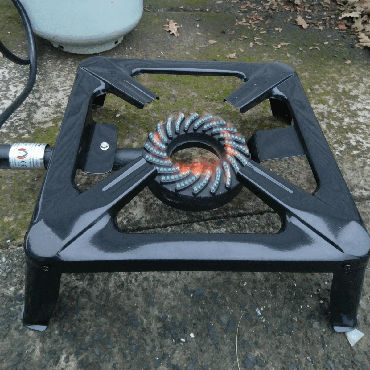 Steel Frame Ring Burner Cast Iron Gas Cooker