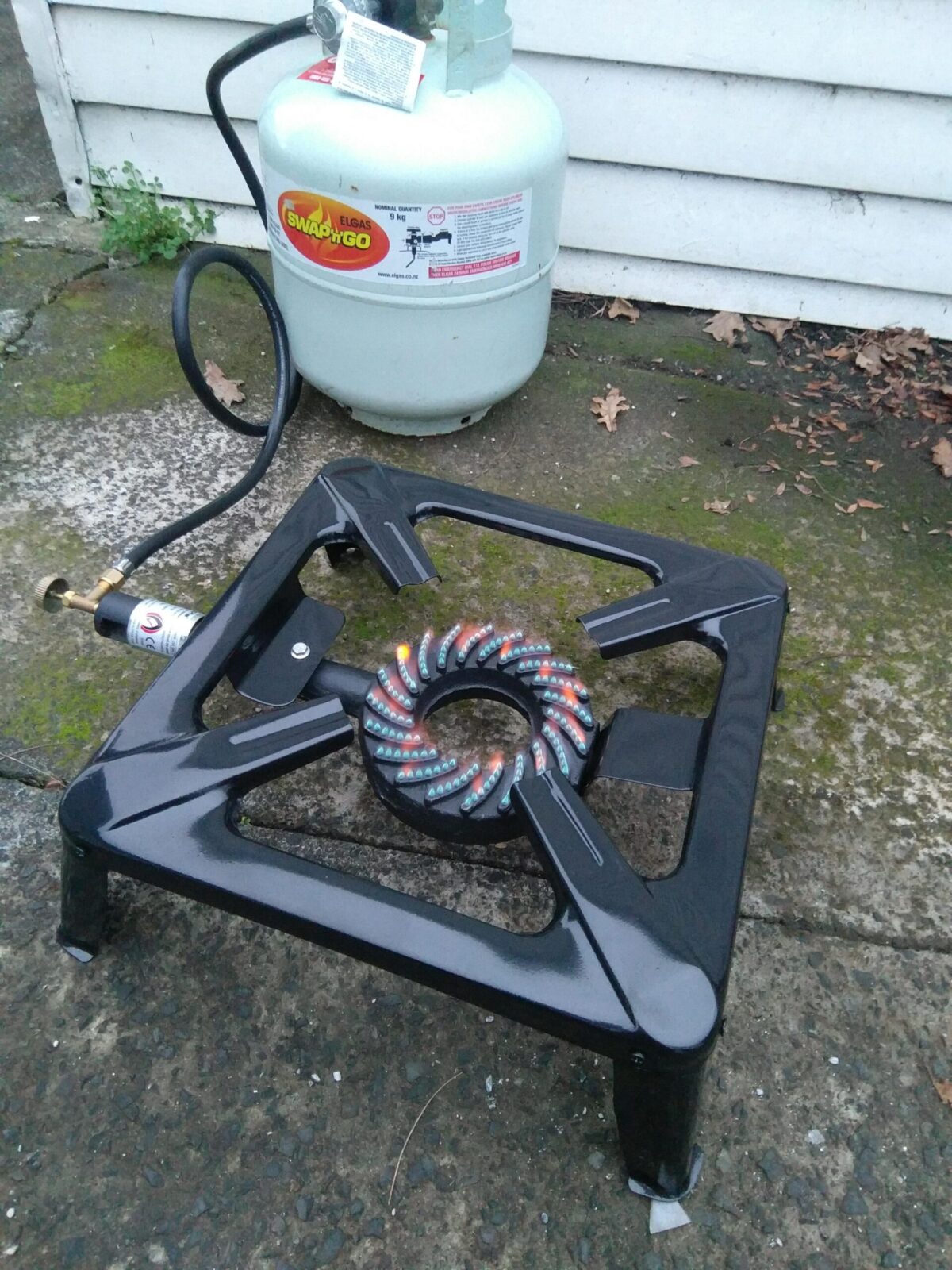 Steel Frame Ring Burner Cast Iron Gas Cooker - Image 3