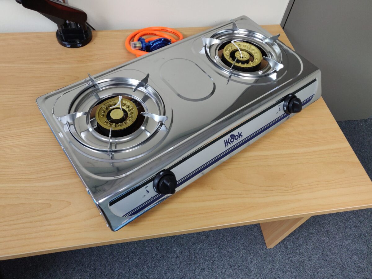 Double Stainless Steel Gas Cooker - Image 3