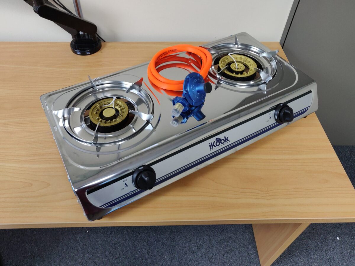 Gas Stove Double Burner Stainless steel - Image 2