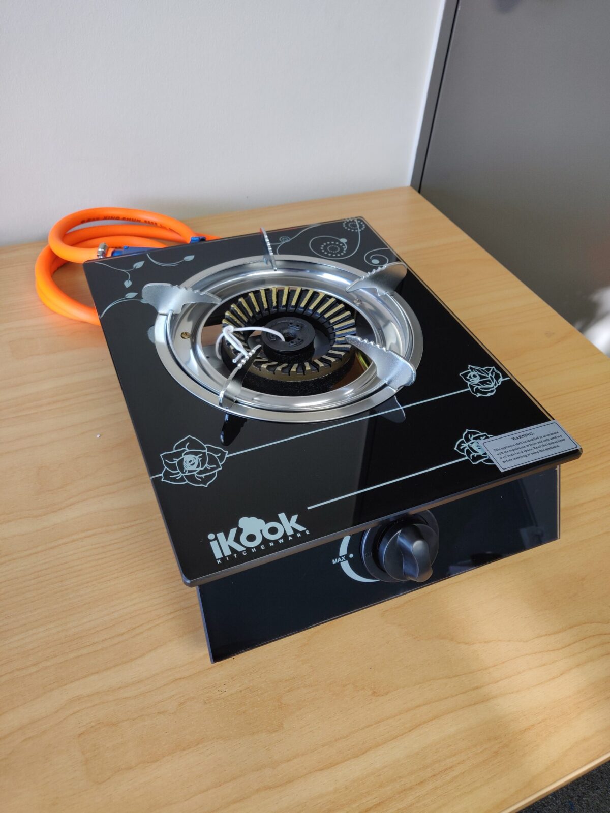 Single Burner Glass Top Gas Stove - Image 3