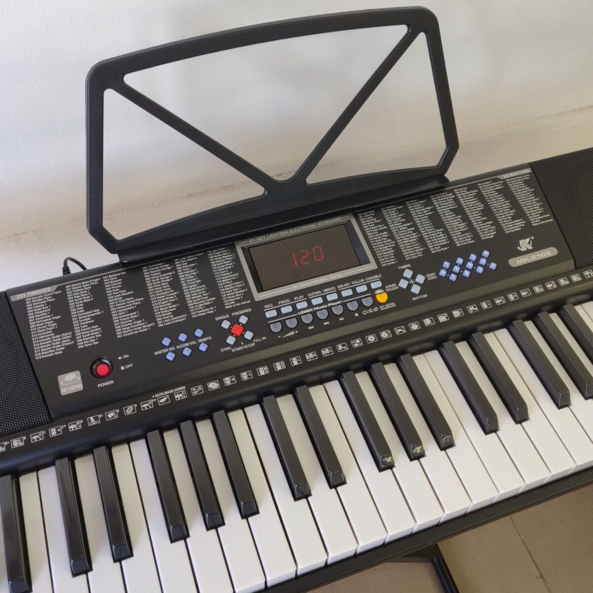 Keyboard Piano 61 Keys + Lights - Image 11