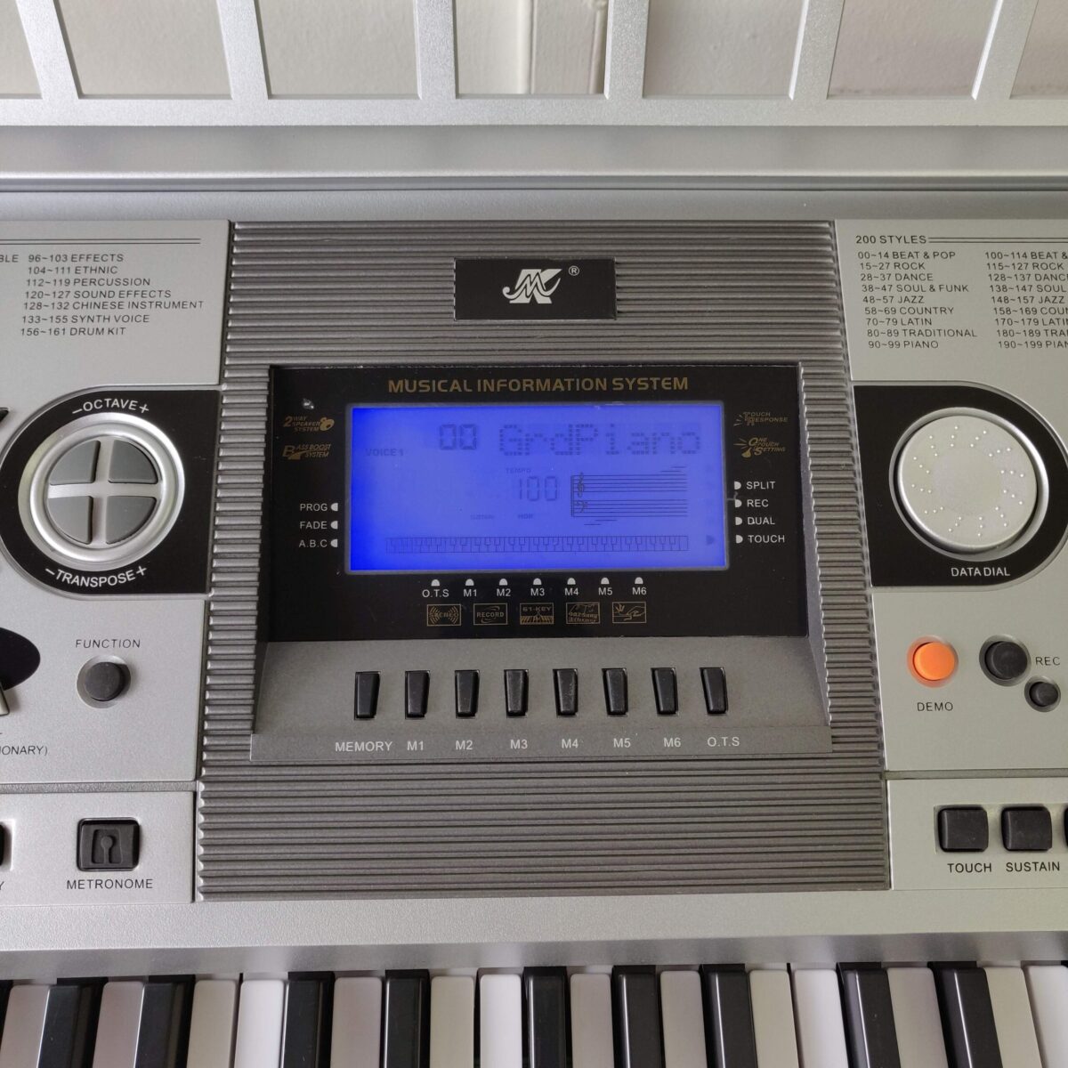 Keyboard Piano 61 Keys Basic + Touch sense + vibrato + transpose - Image 3