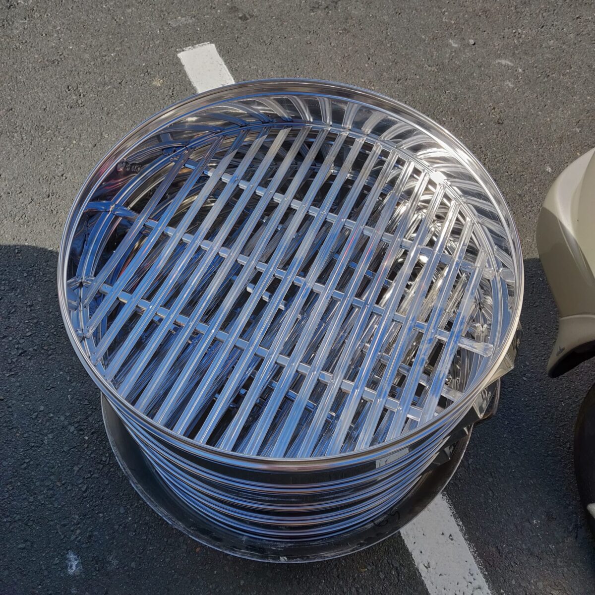 5 Tier Steamer Hangi Cooker with Wok base (47cm) - Image 3