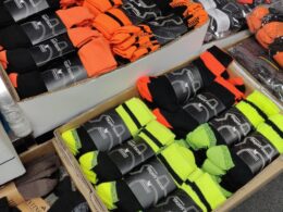 Work Socks (Green/Orange Random Mix) 1 Pack (12pairs)