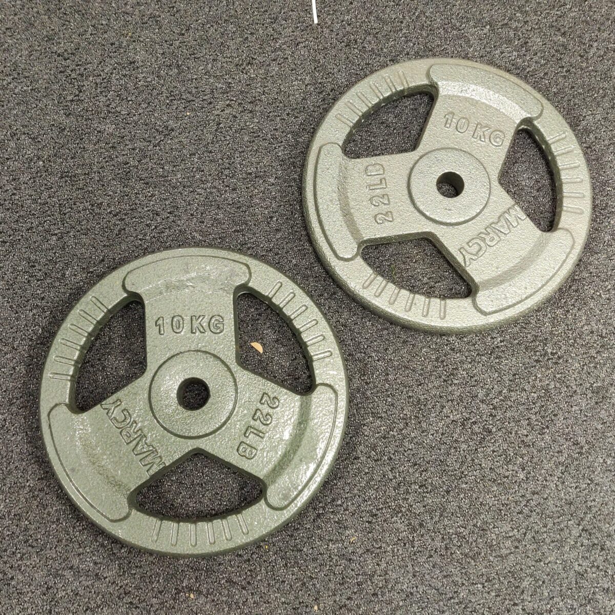 Metal weights 1 x 10kg - Image 2