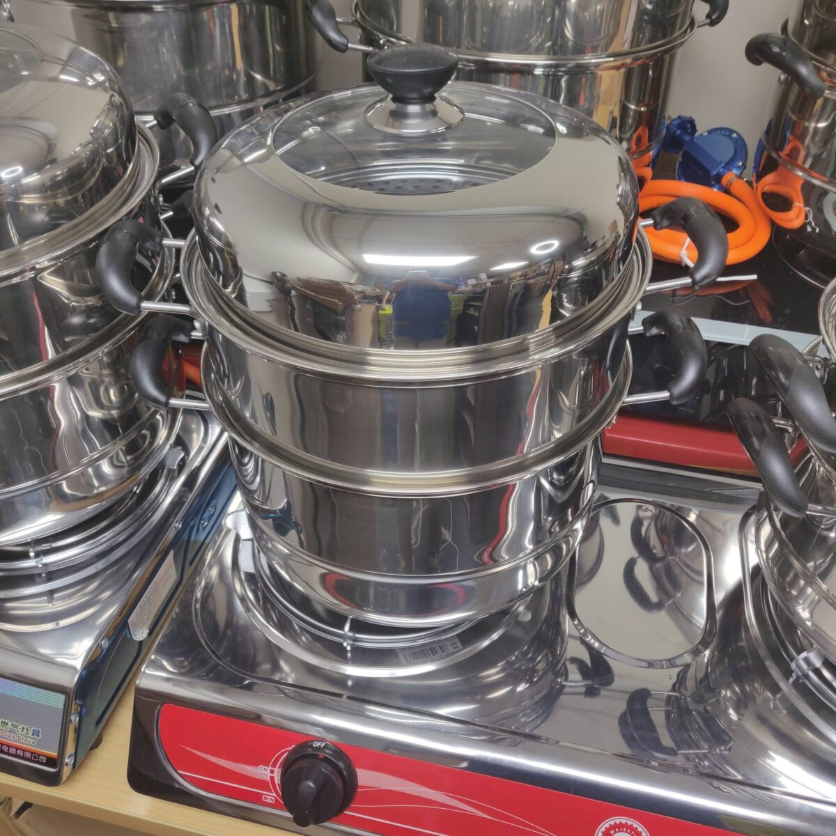 Steamer Stock Pot 3 Tier (30cm) - Image 8