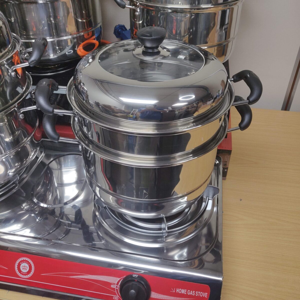 Steamer Stock Pot 3 Tier (30cm) - Image 9