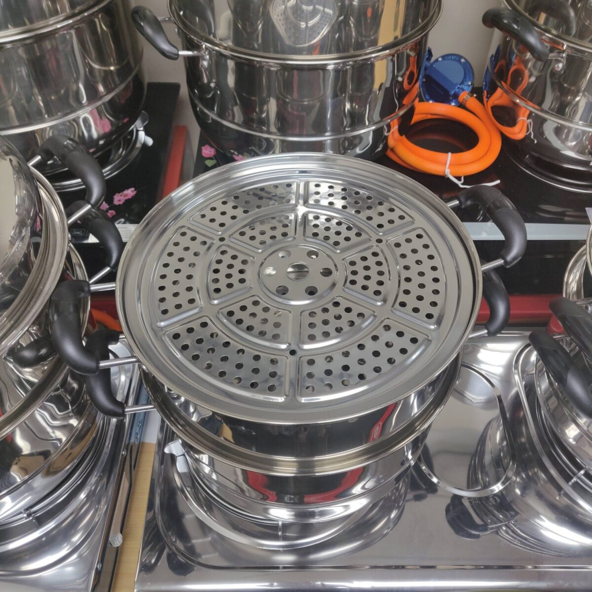 Steamer Stock Pot 3 Tier (32cm) - Image 6