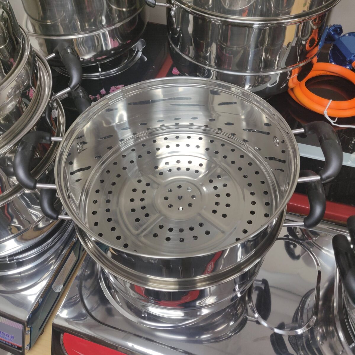 Steamer Stock Pot 3 Tier (30cm) - Image 4
