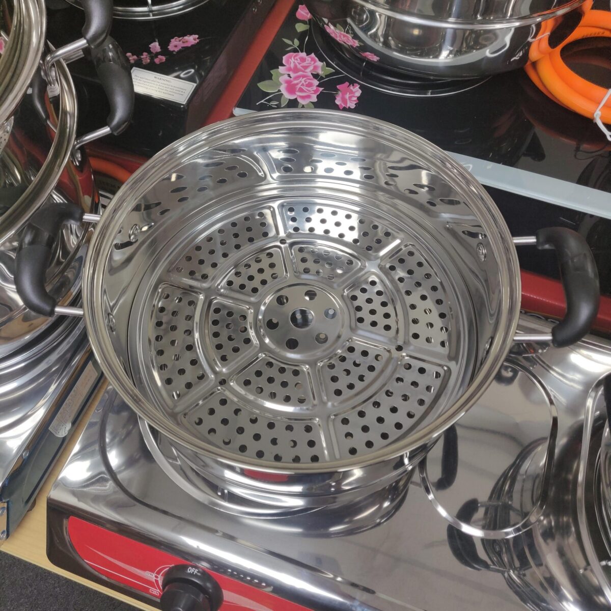 Steamer Stock Pot 3 Tier (30cm) - Image 5