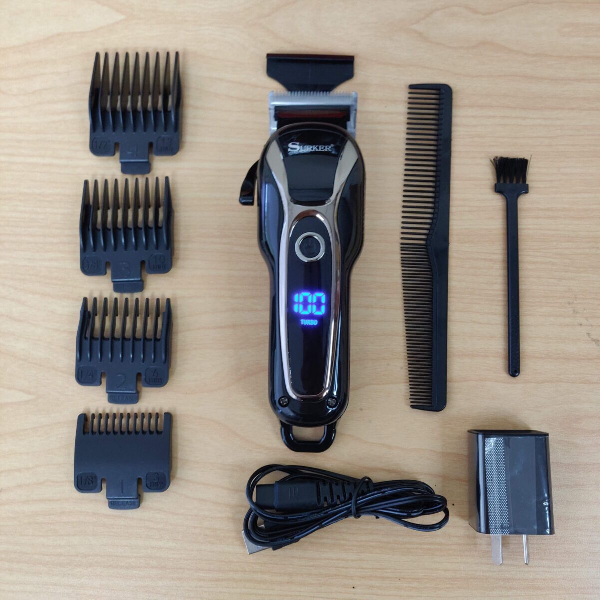 Cordless hair clippers with digital display - Image 2