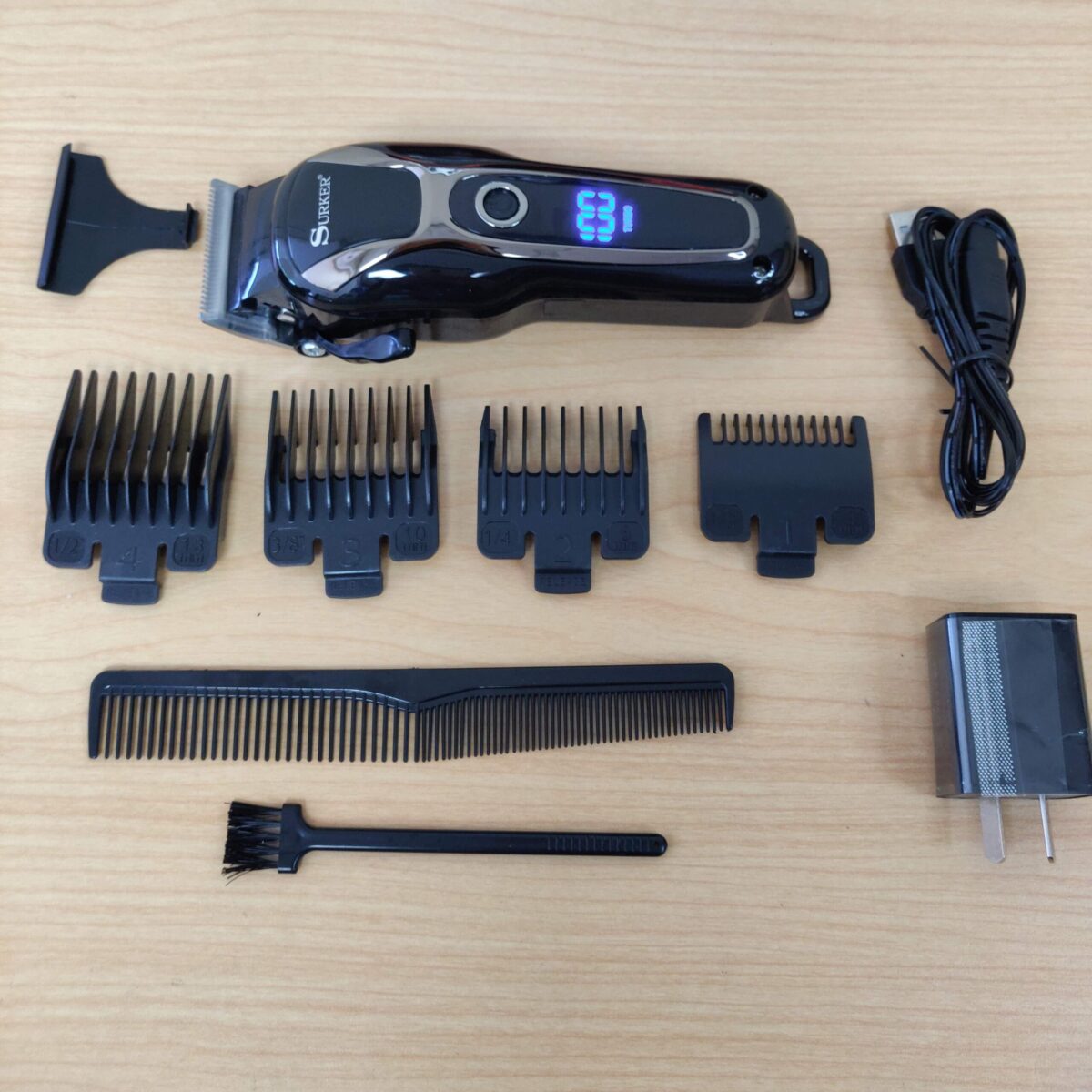 Cordless hair clippers with digital display - Image 4