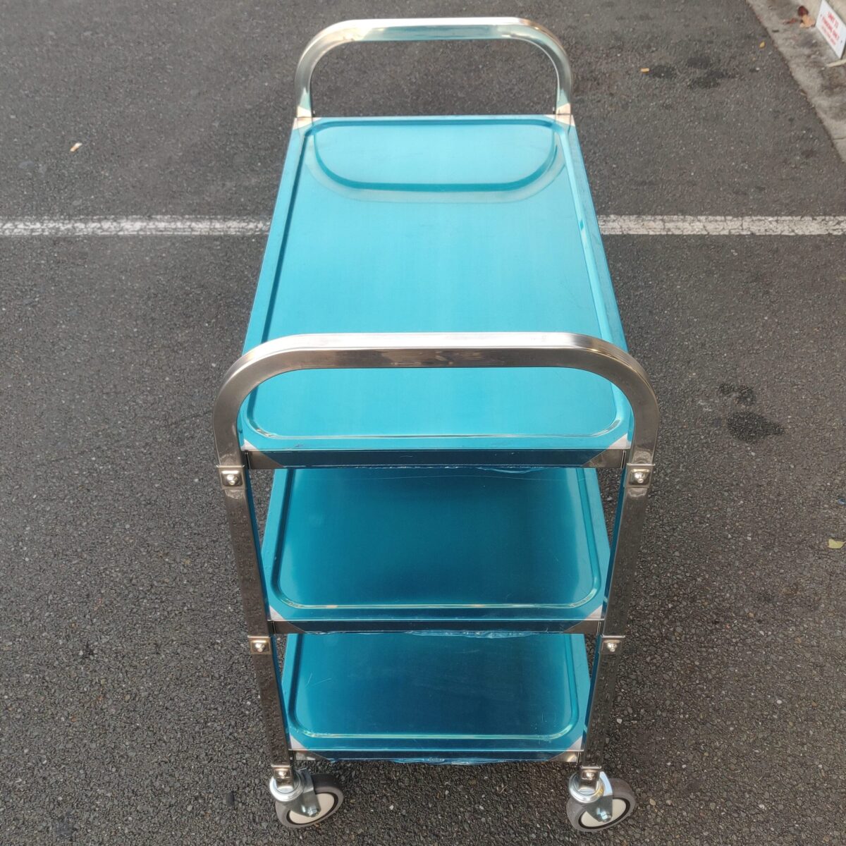 Stainless steel 3-Tier Trolley - Image 7