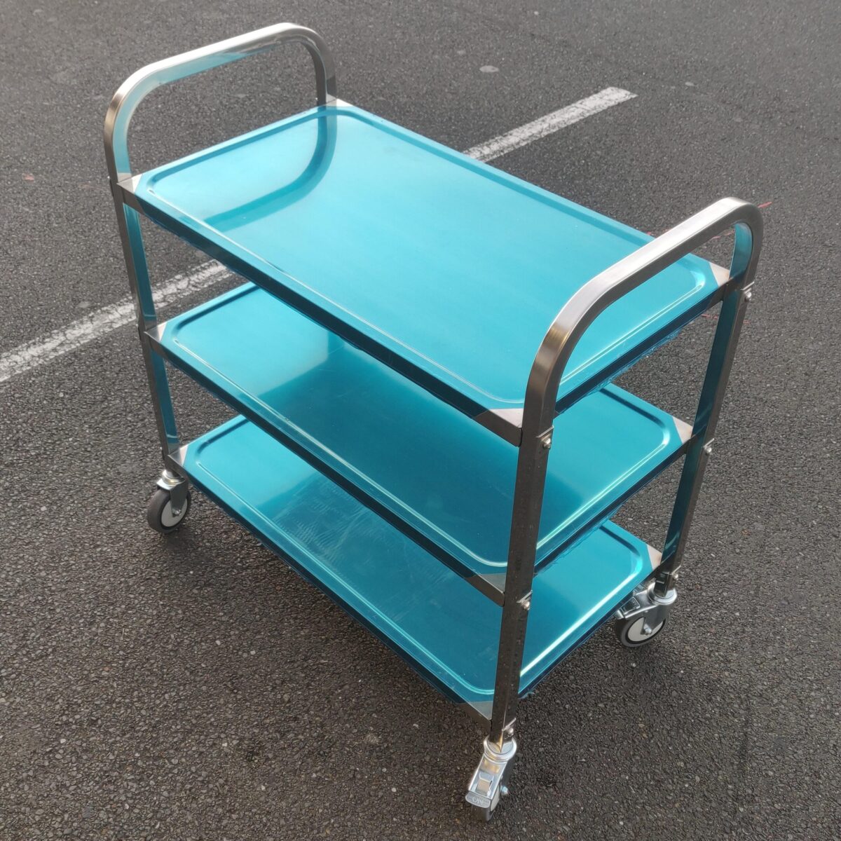 Stainless steel 3-Tier Trolley - Image 4