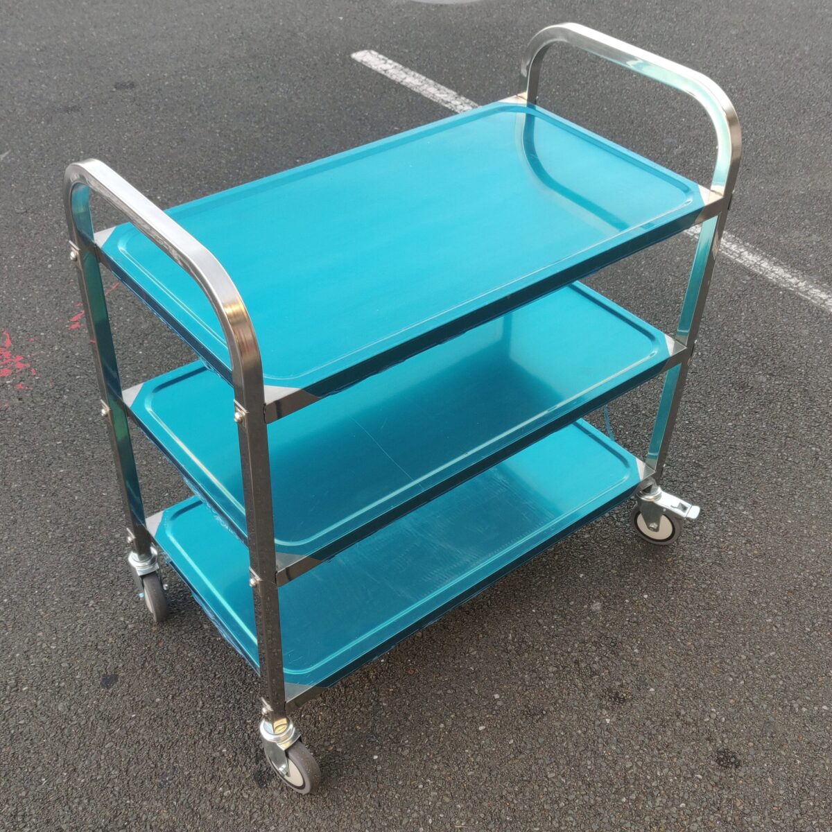 Stainless steel 3-Tier Trolley - Image 3