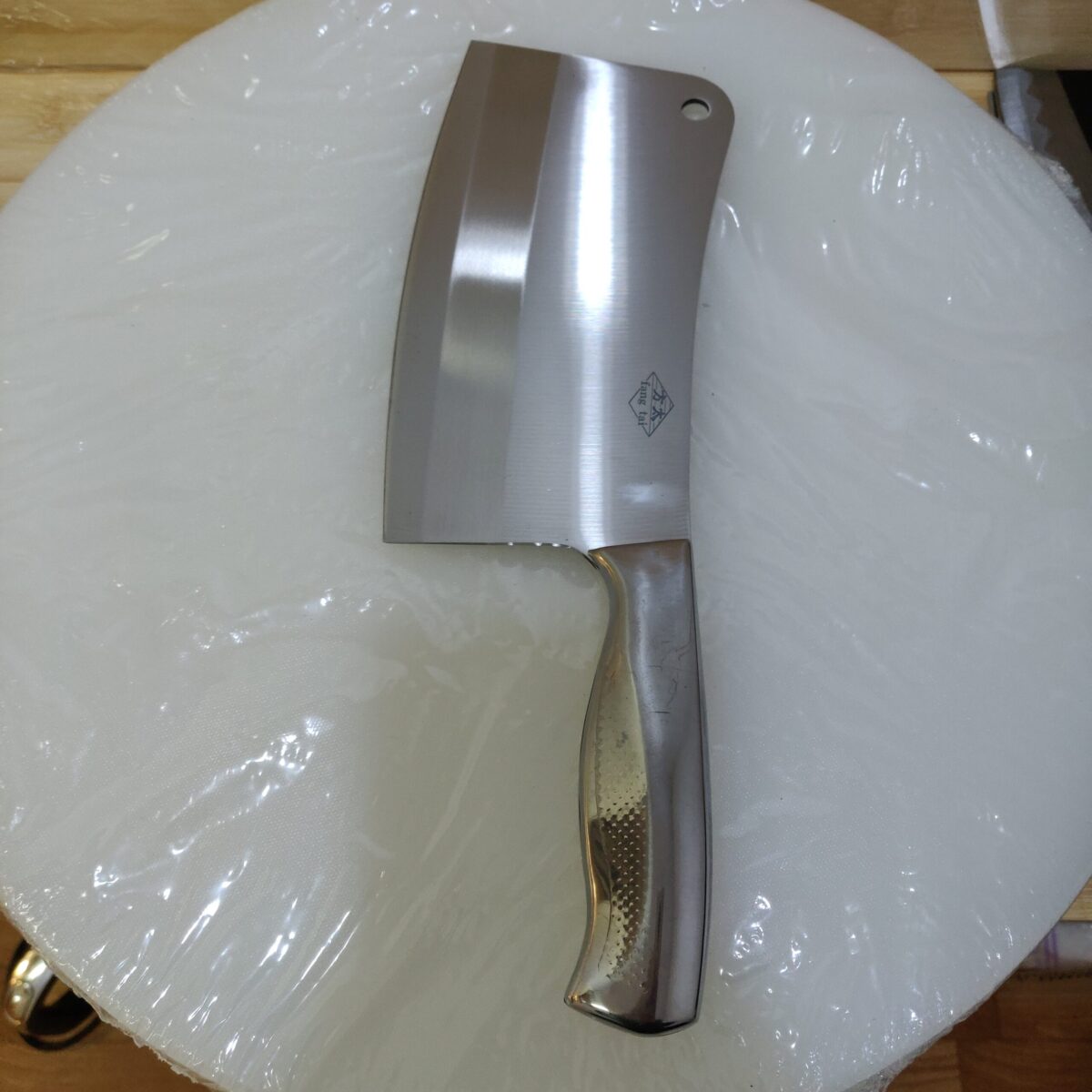 Stainless steel cleaver chopping knife (30cm long) - Image 2