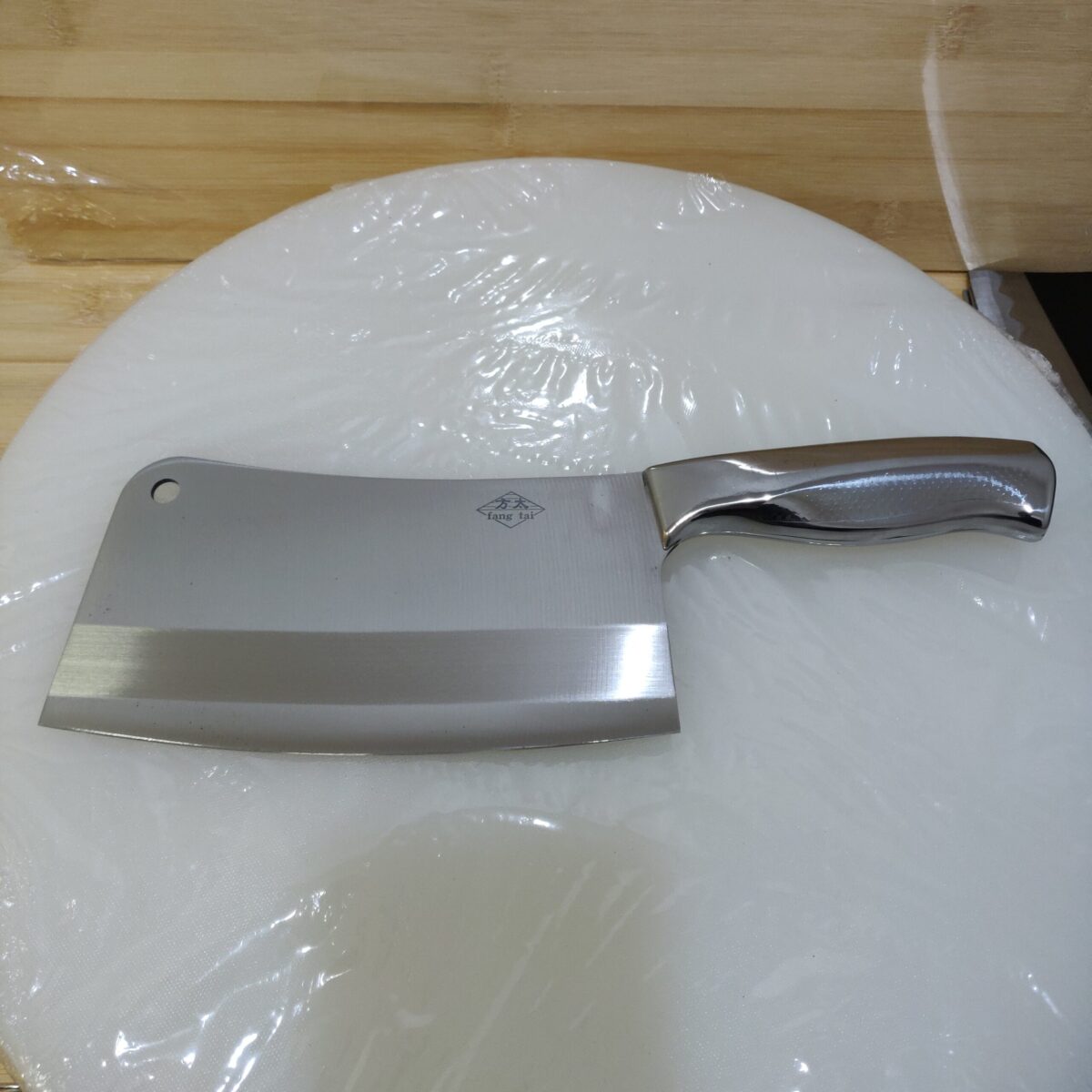 Stainless steel cleaver chopping knife (30cm long) - Image 3