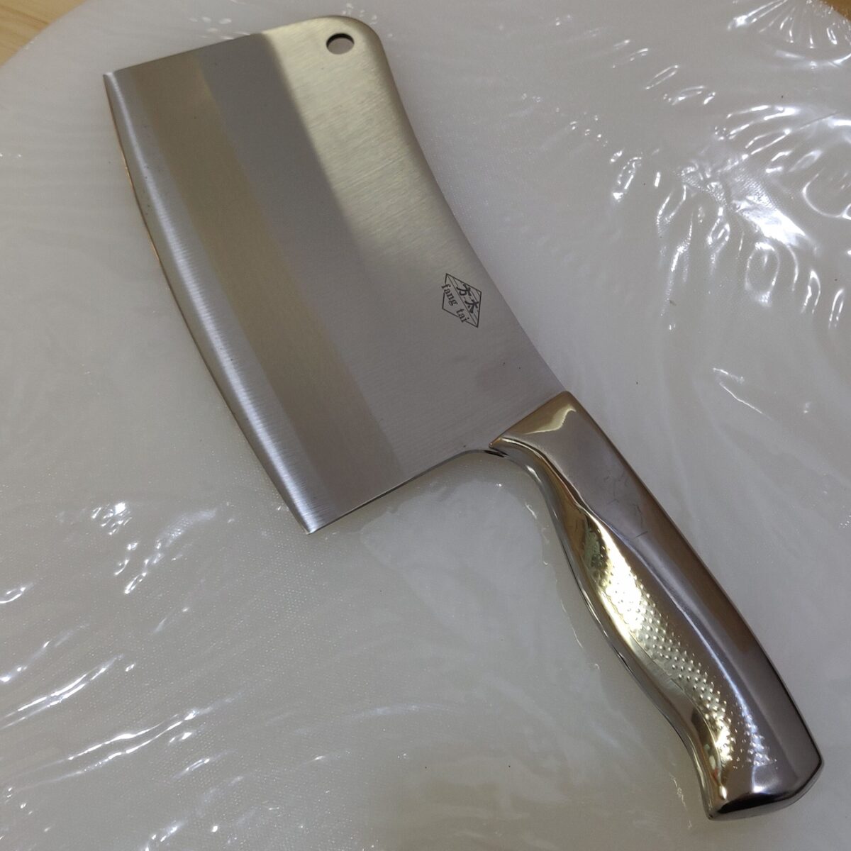 Stainless steel cleaver chopping knife (30cm long)