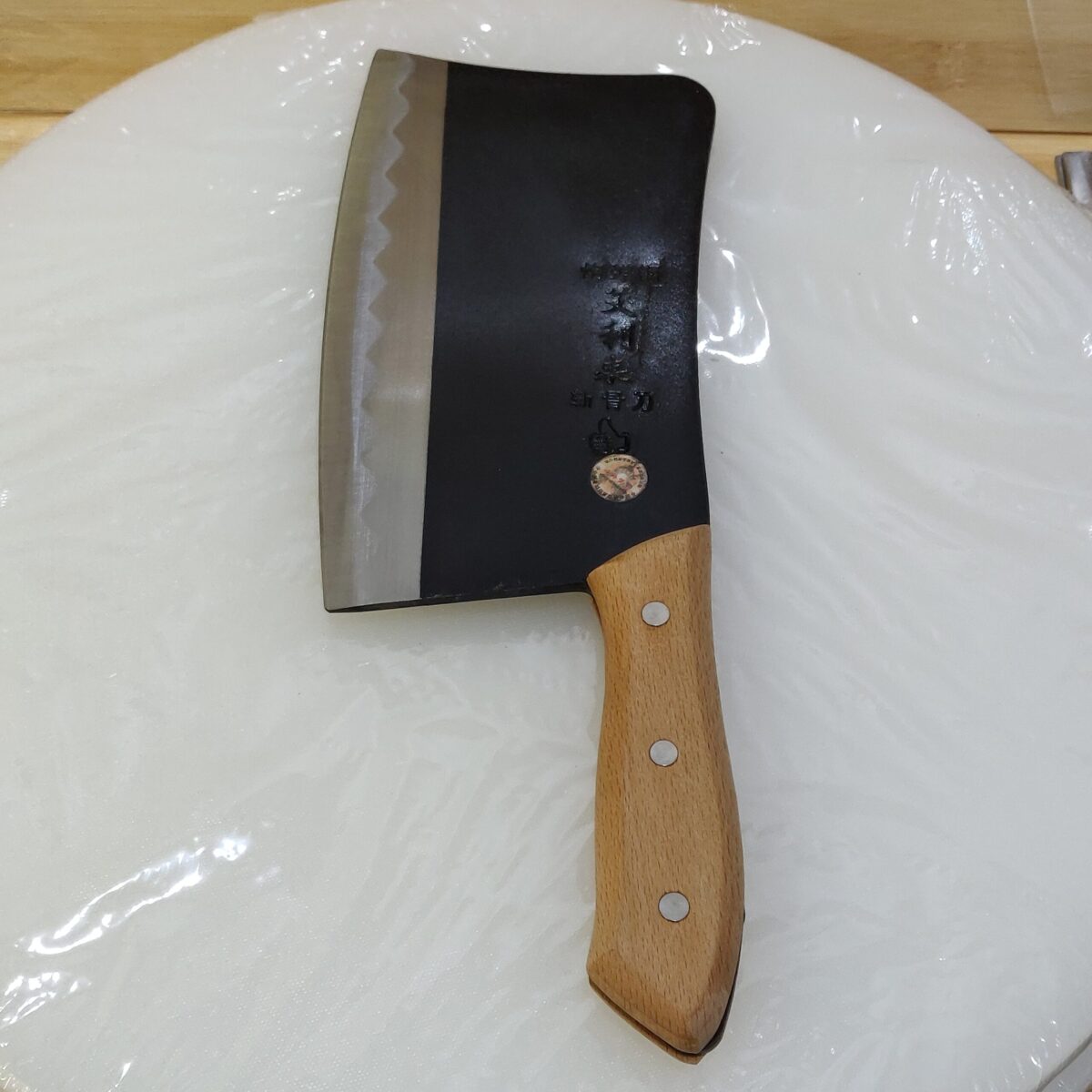 Cleaver chopping knife (31cm long) - Image 5