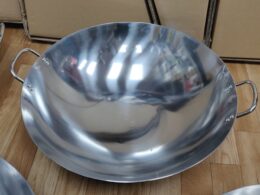 Stainless steel wok 50cm, 15L