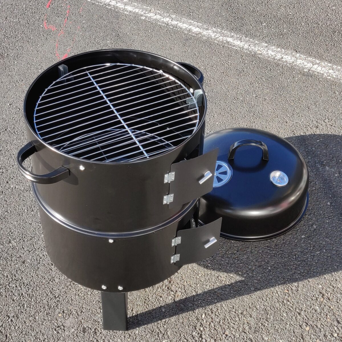 BBQ charcoal smoker grill - Image 13
