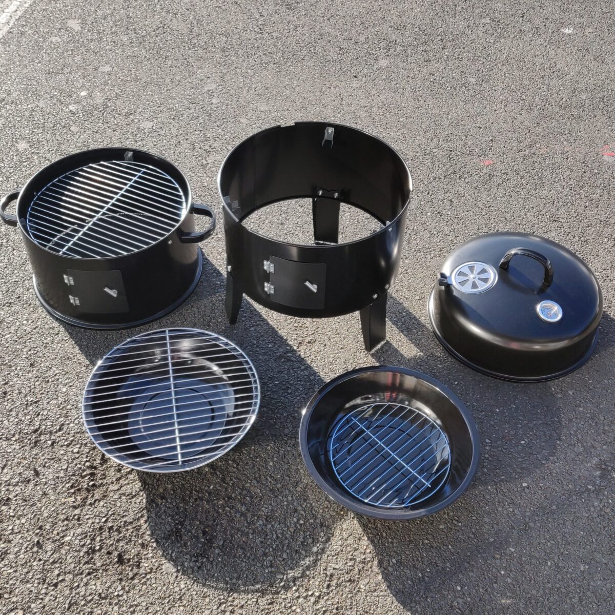 BBQ charcoal smoker grill - Image 14