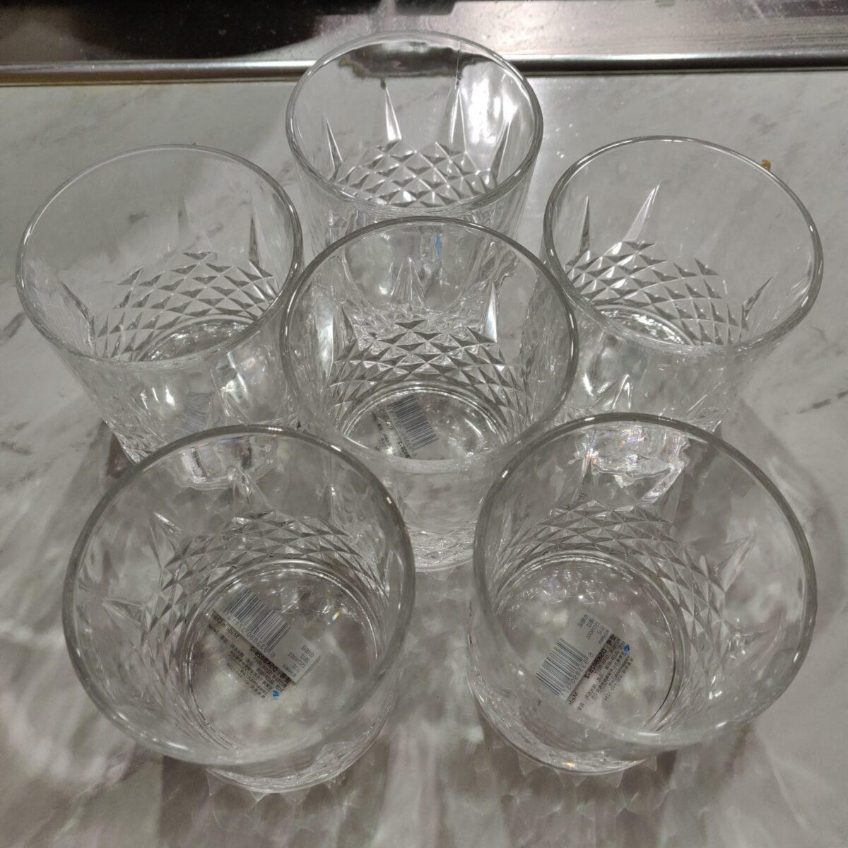 Crystal Glass cup set - Image 5