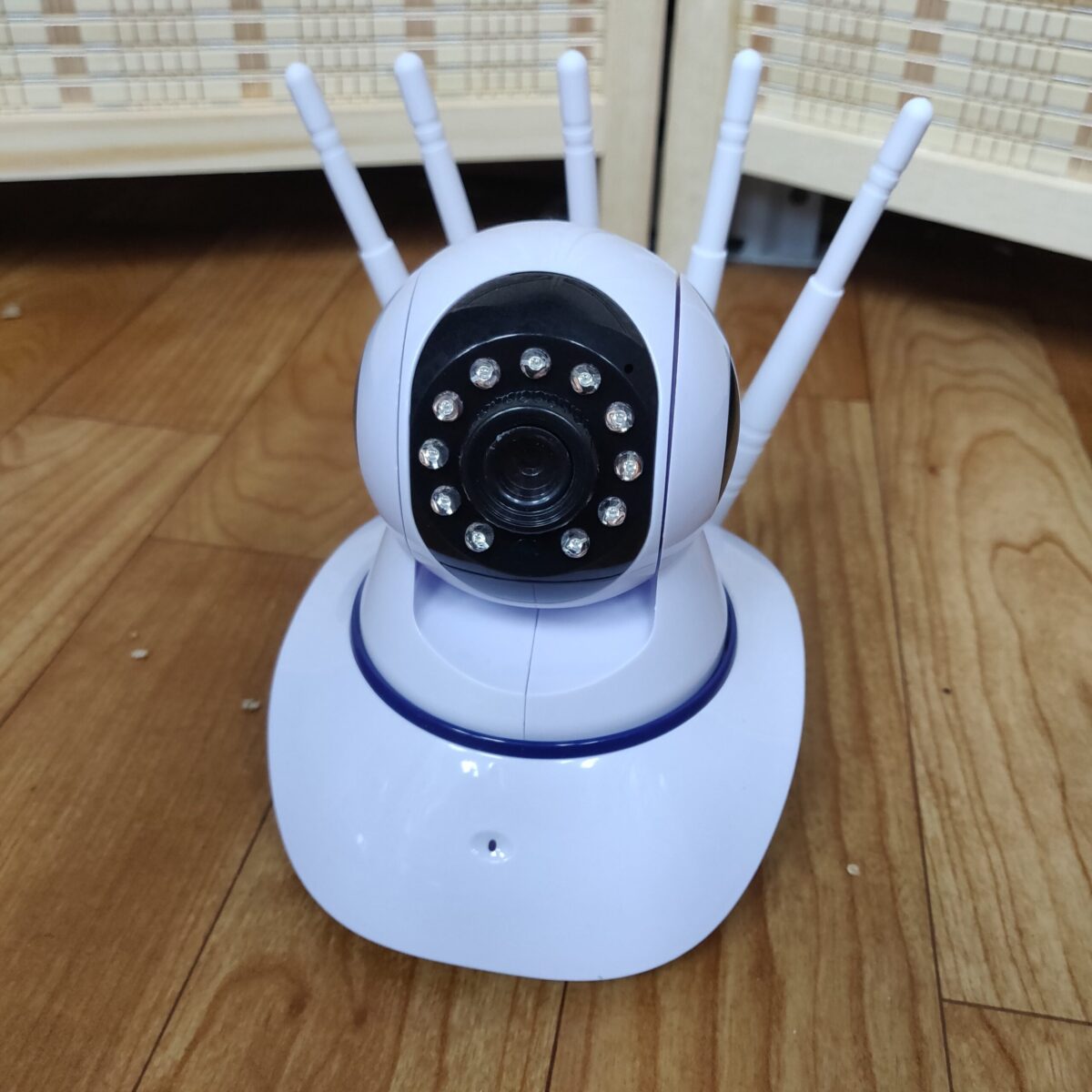 IP camera with 360 degrees rotation