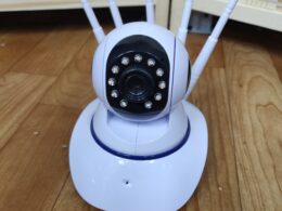 IP camera with 360 degrees rotation