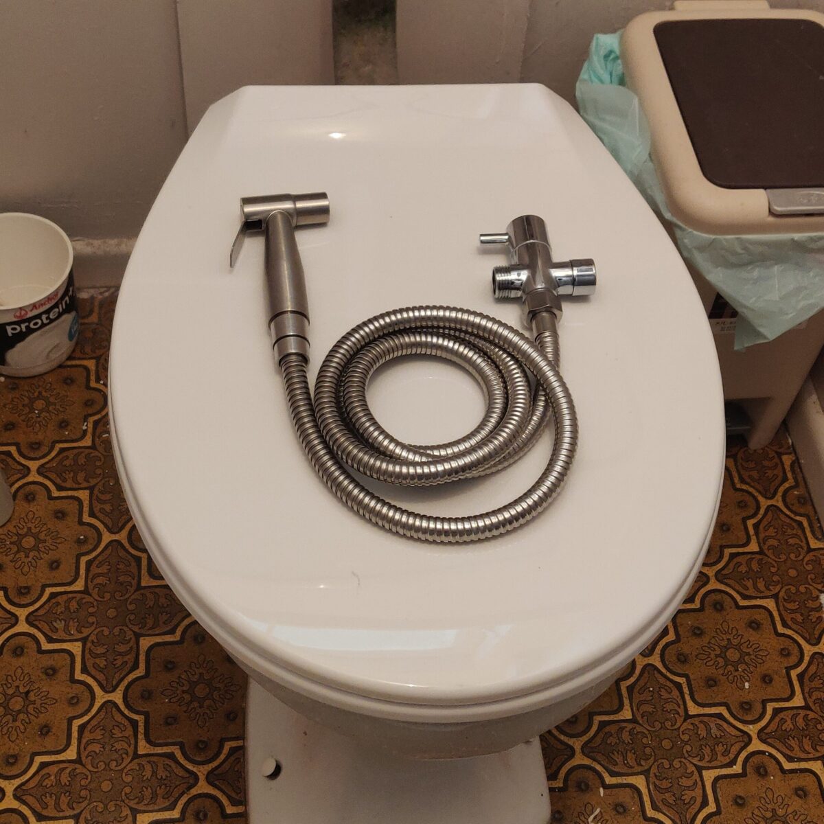 Bidet hose stainless steel 1.5m long - Image 4