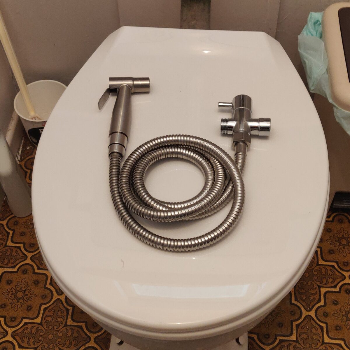 Bidet hose stainless steel 1.5m long - Image 2