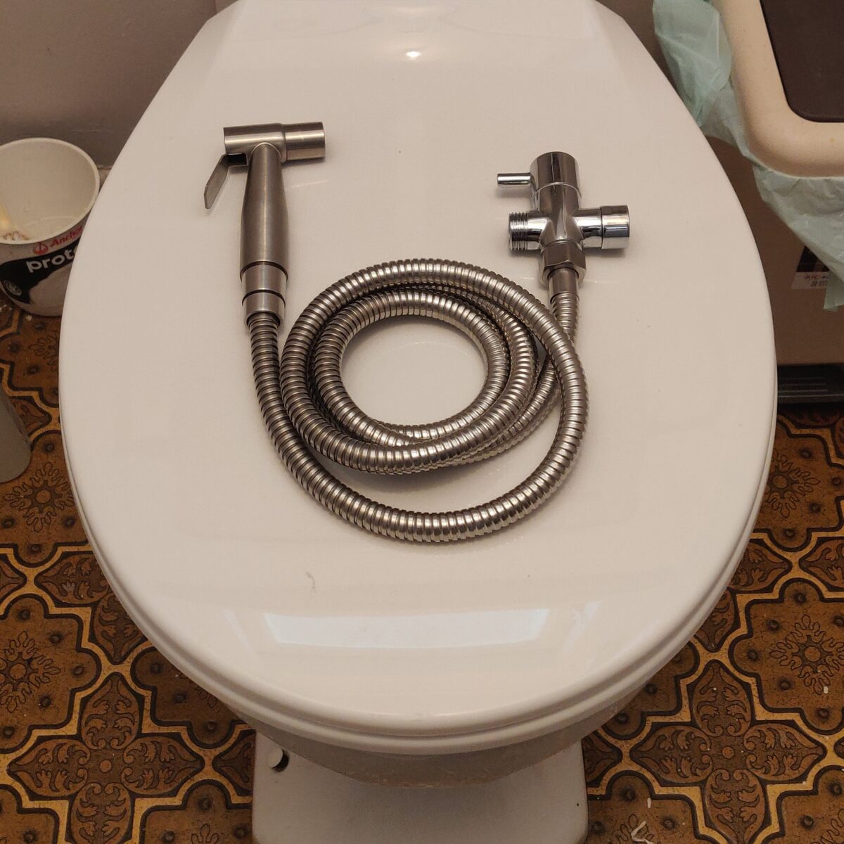 Bidet hose stainless steel 1.5m long - Image 3