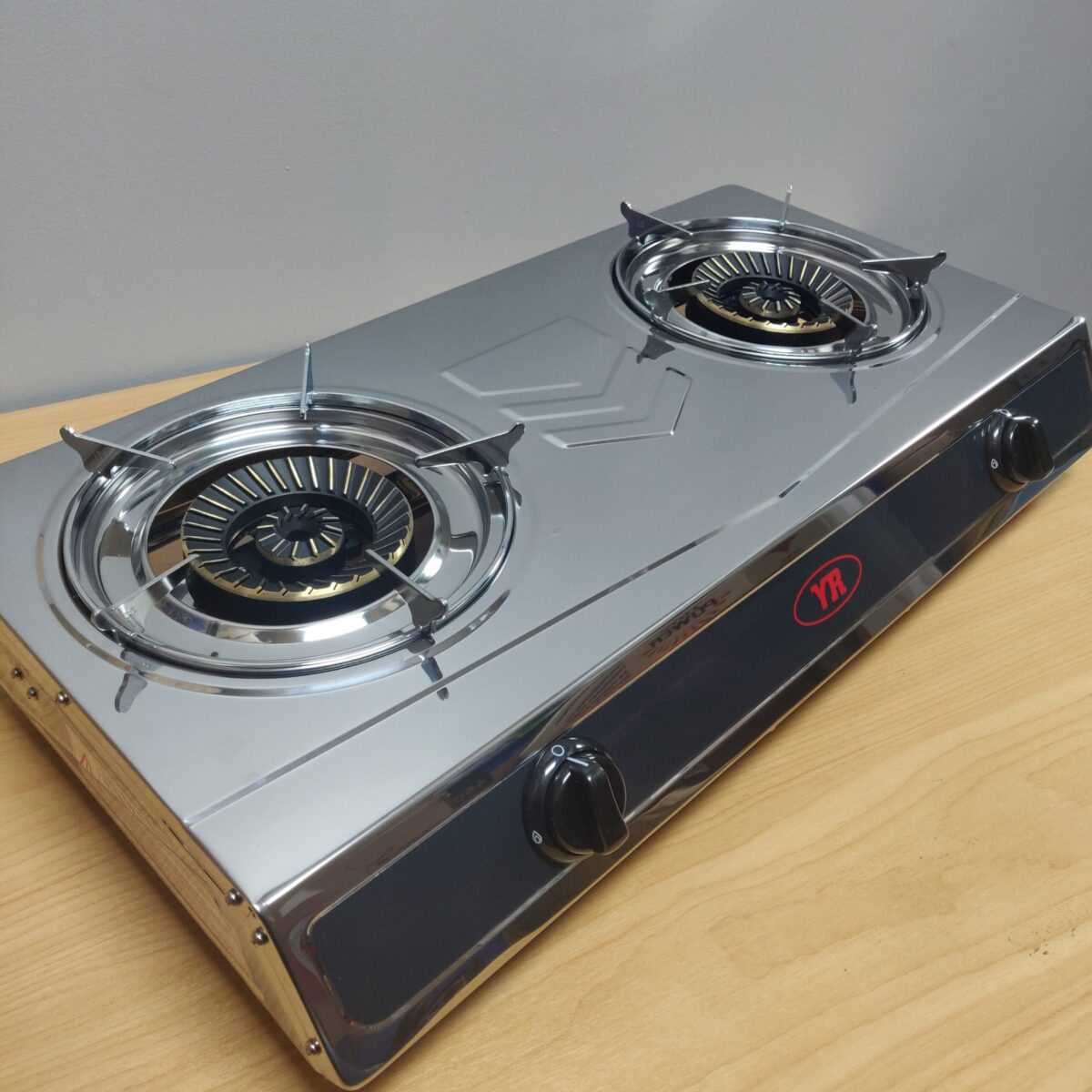 Double Burner Stainless Steel Gas Stove - Image 3