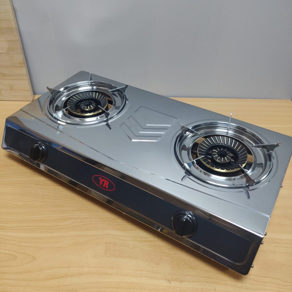 Double Burner Stainless Steel Gas Stove - Image 4