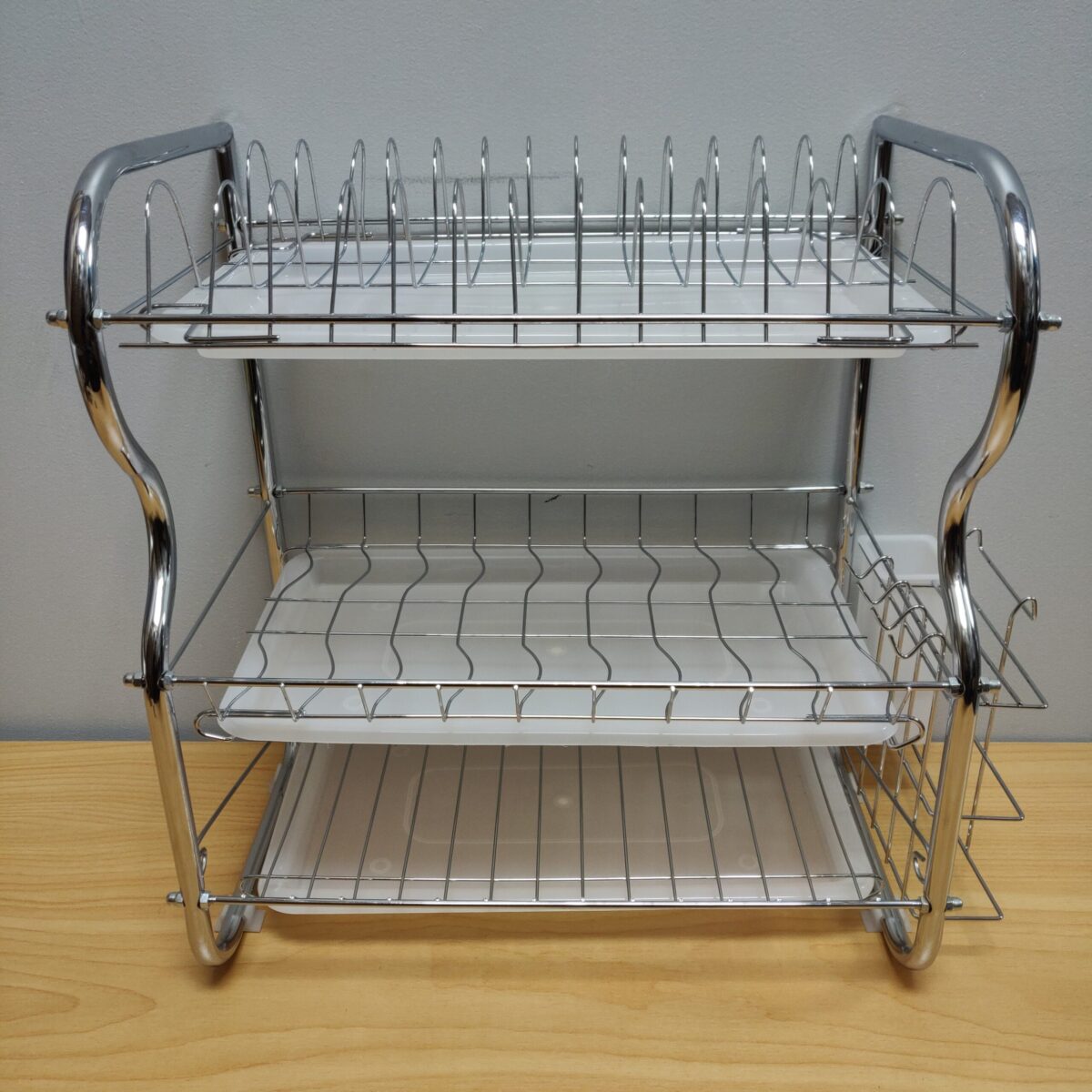 Stainless Steel three-tier Dish Rack - Image 4