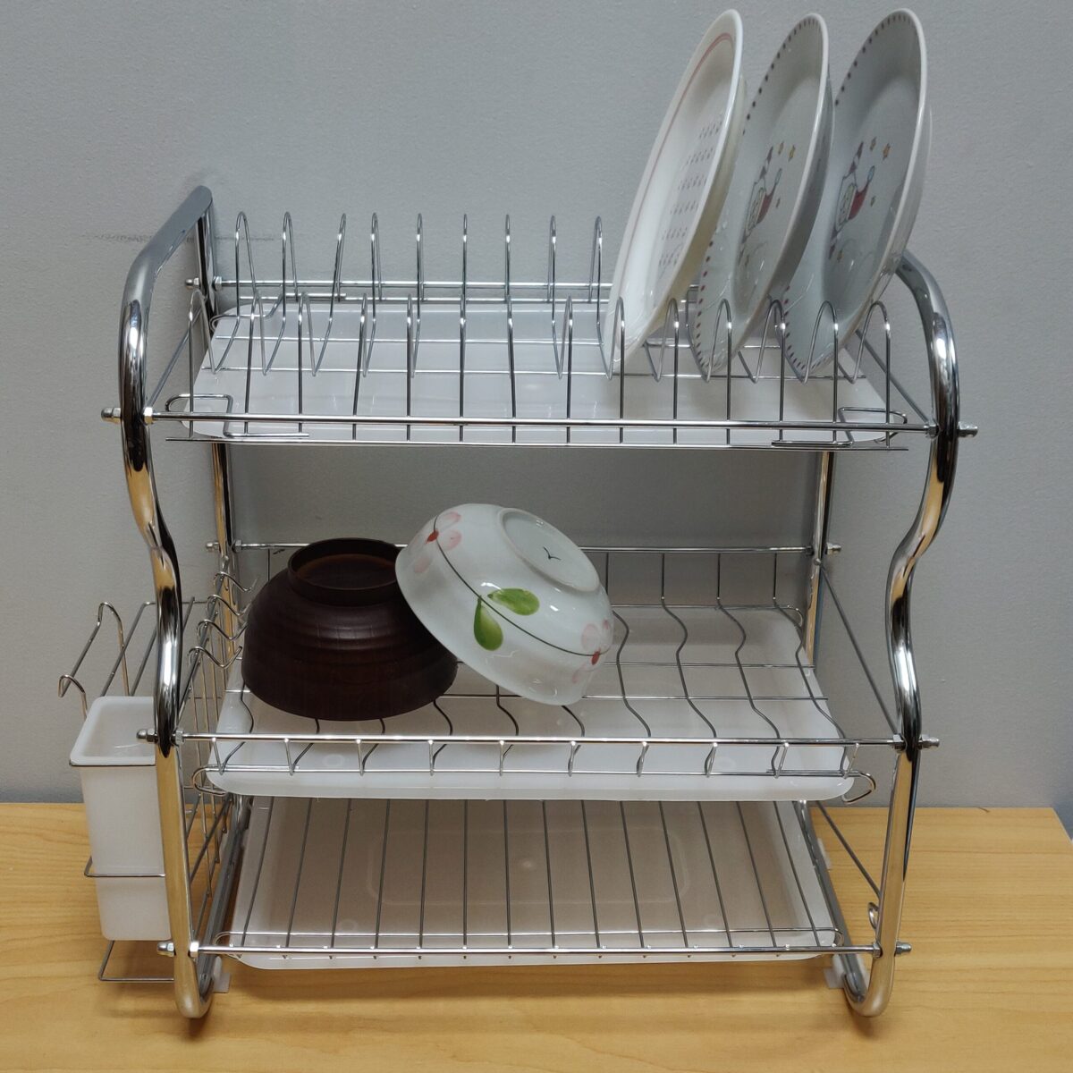 Stainless Steel three-tier Dish Rack - Image 6